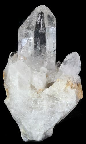 Clear Quartz Crystal Cluster - Brazil #48624